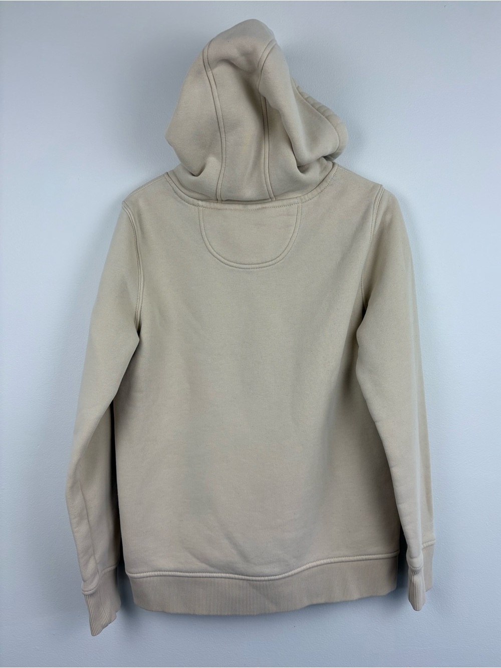 Carhartt Women's Light Tan Hoodie Medium Relaxed Fit Workwear Gorpcore Utility - Picture 4 of 8